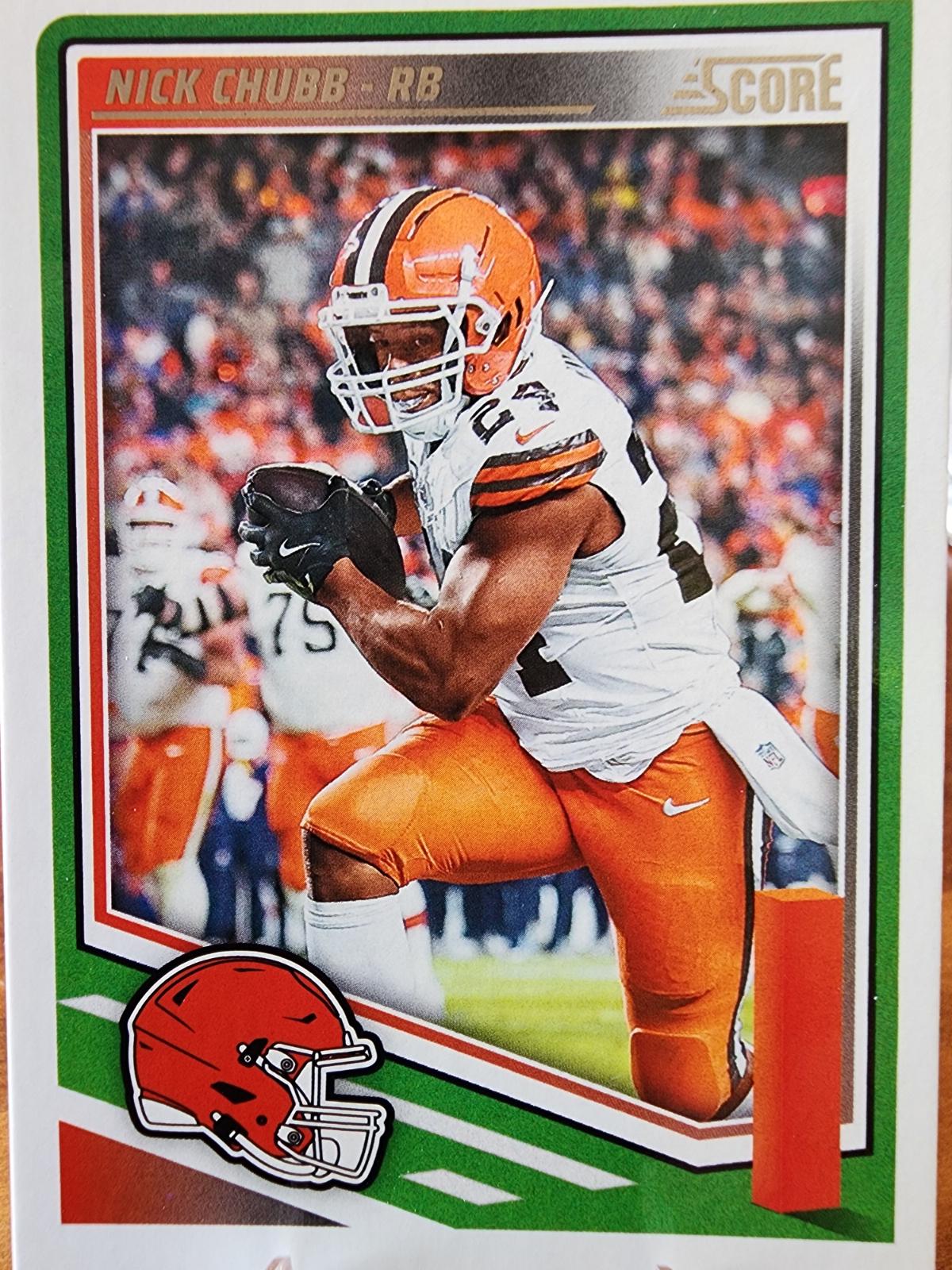 Nick Chubb #19 Prices | 2025 Panini Score | Football Cards