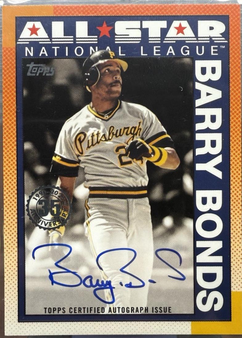 Barry Bonds #90AS-BBO Prices | 2025 Topps All-Star Autograph
