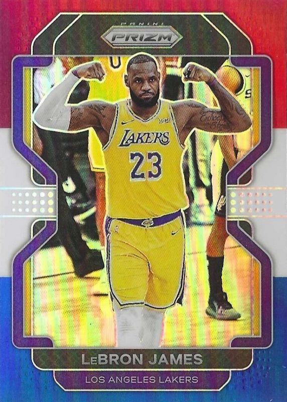 LeBron James [Red White Blue Prizm] #91 Prices | 2021 Panini Prizm