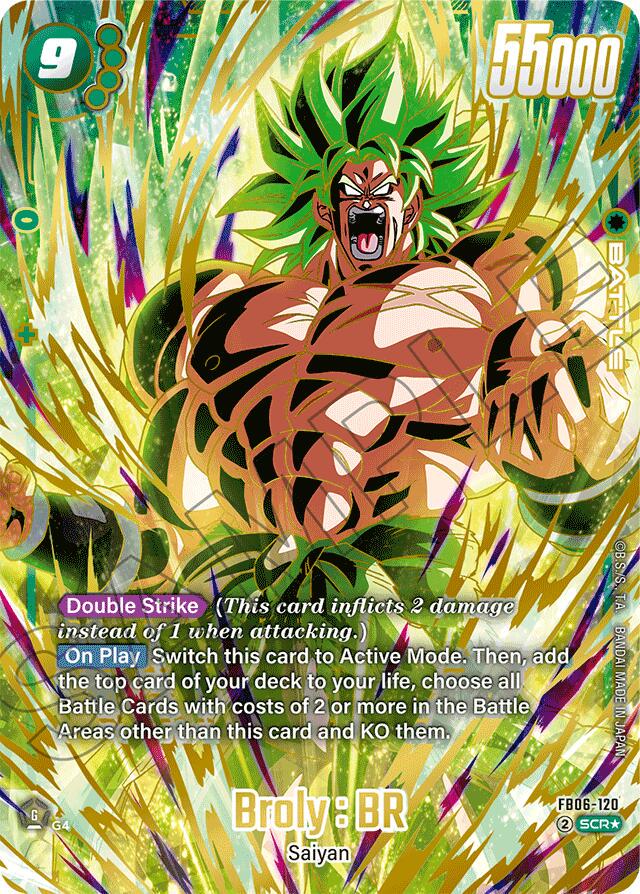 Broly : BR [Alternate Art] FB06-120 Prices | Dragon Ball Super