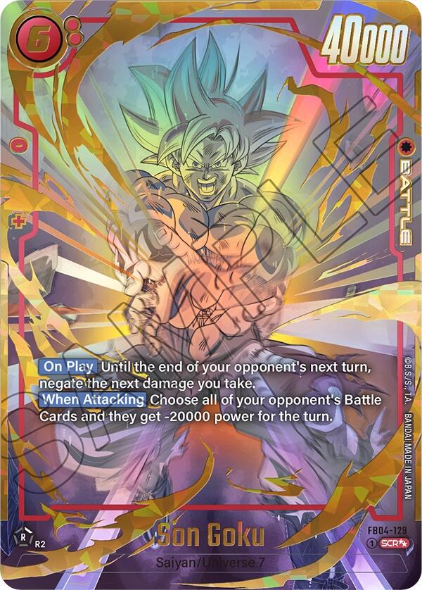 Son Goku [Super Alternate Art] FB04-129 Prices | Dragon Ball