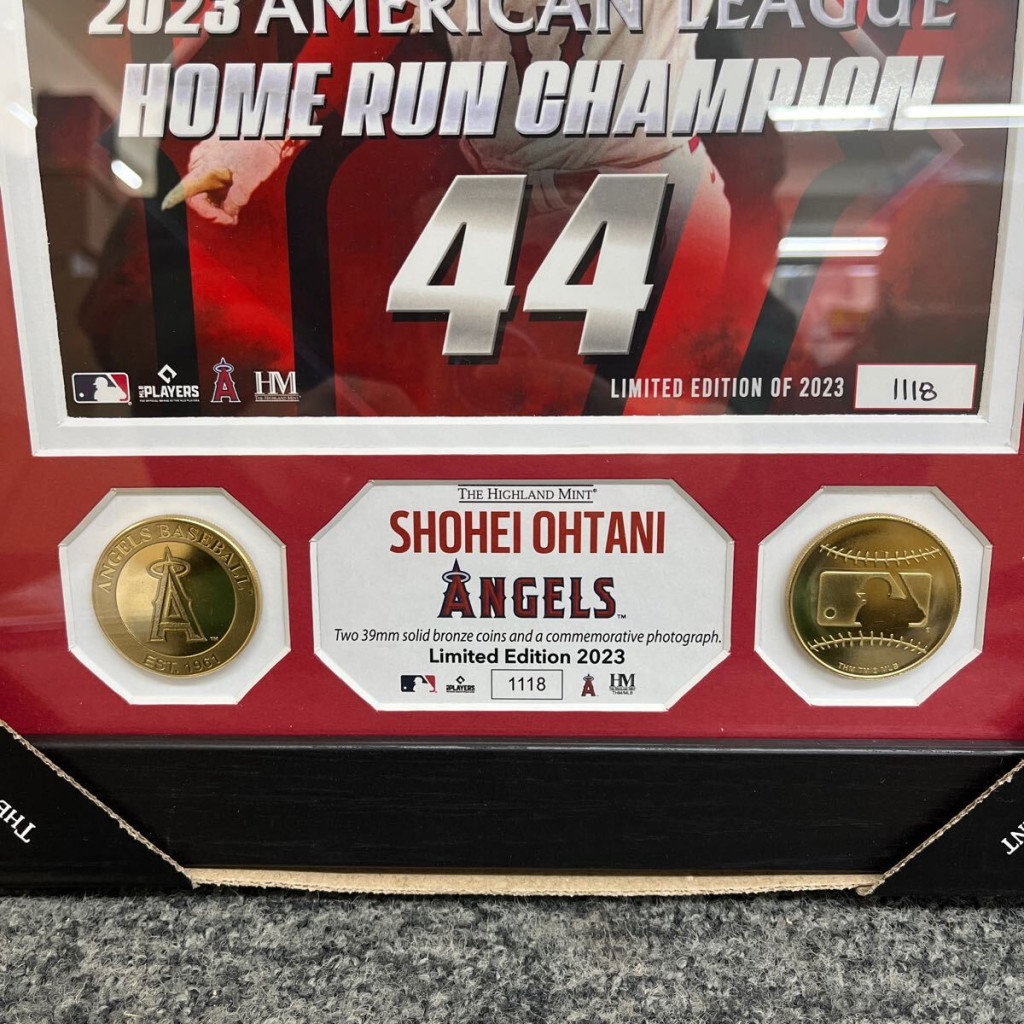 買取実績】エンゼルス 大谷翔平選手 2023 AL MVP受賞記念/HR王獲得記念