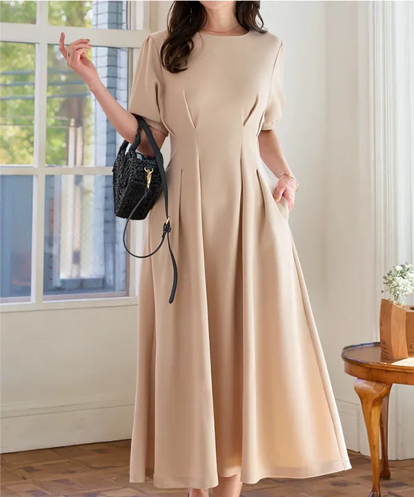 ウエストタックワンピース [E3315] - レディースファッション通販 神戸