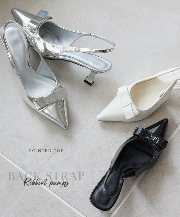リボンパンプス [I2610] - レディースファッション通販 神戸レタス