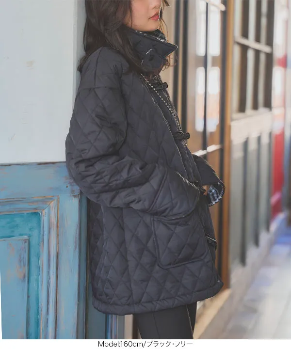 キルティングダッフルコート[K1365] - レディースファッション通販