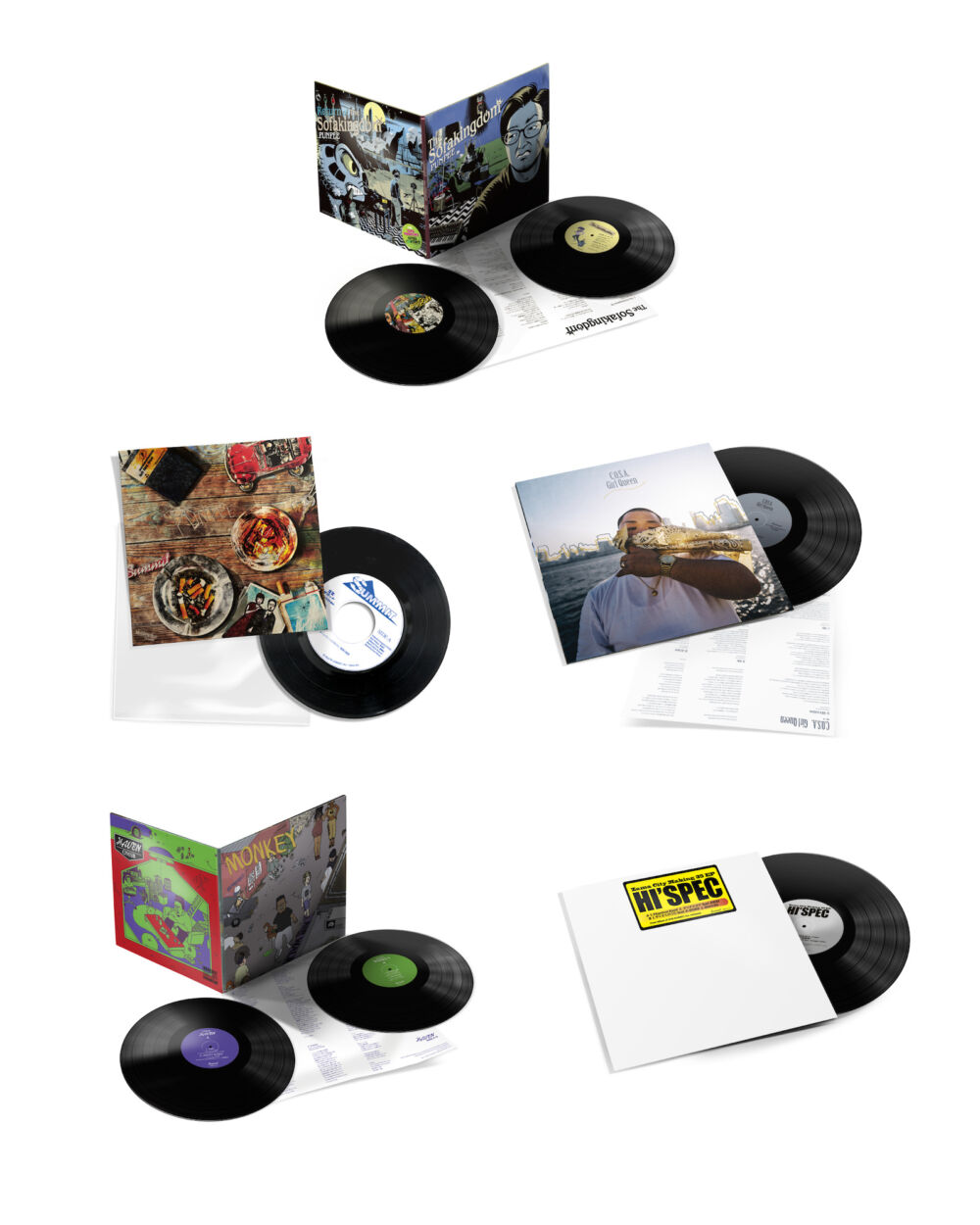 SUMMIT〉からPUNPEEの最新作を含む5タイトルがアナログ化 『レコードの