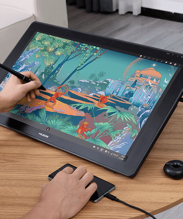 あ*り様 液晶ペンタブレット Huion Kamvas24 Plus PW550 Kamvas 24