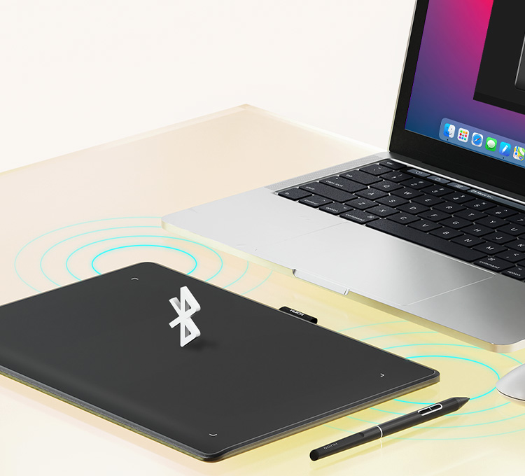 Huion Inspiroy Frego Small Wireless Drawing Tablet for iPhone and