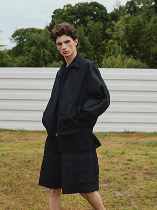 ENGINEERED GARMENTS | Highland Parka - Cotton Double Cloth - Black