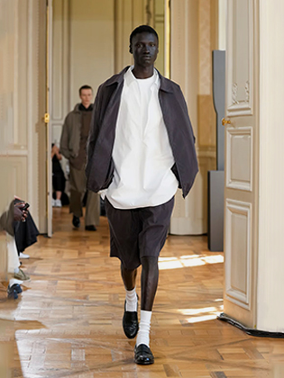 COMOLI / コモリ | ウールギャバ オールインワン - Navy | 通販 - 正規