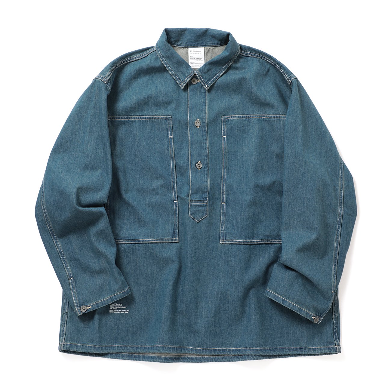 FreshService / フレッシュサービス | DENIM PULLOVER SHIRT - Fade