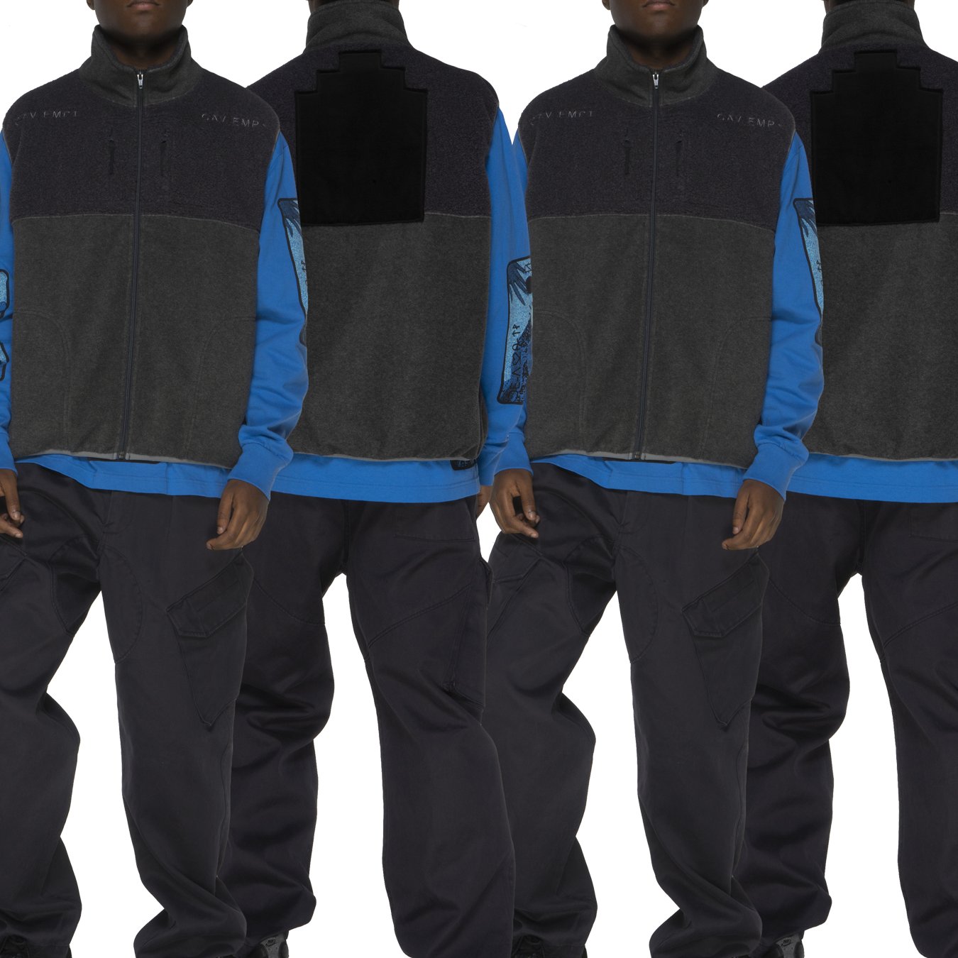 C.E / シーイー | FLEECE ZIP VEST - Grey | 通販 - 正規取扱店