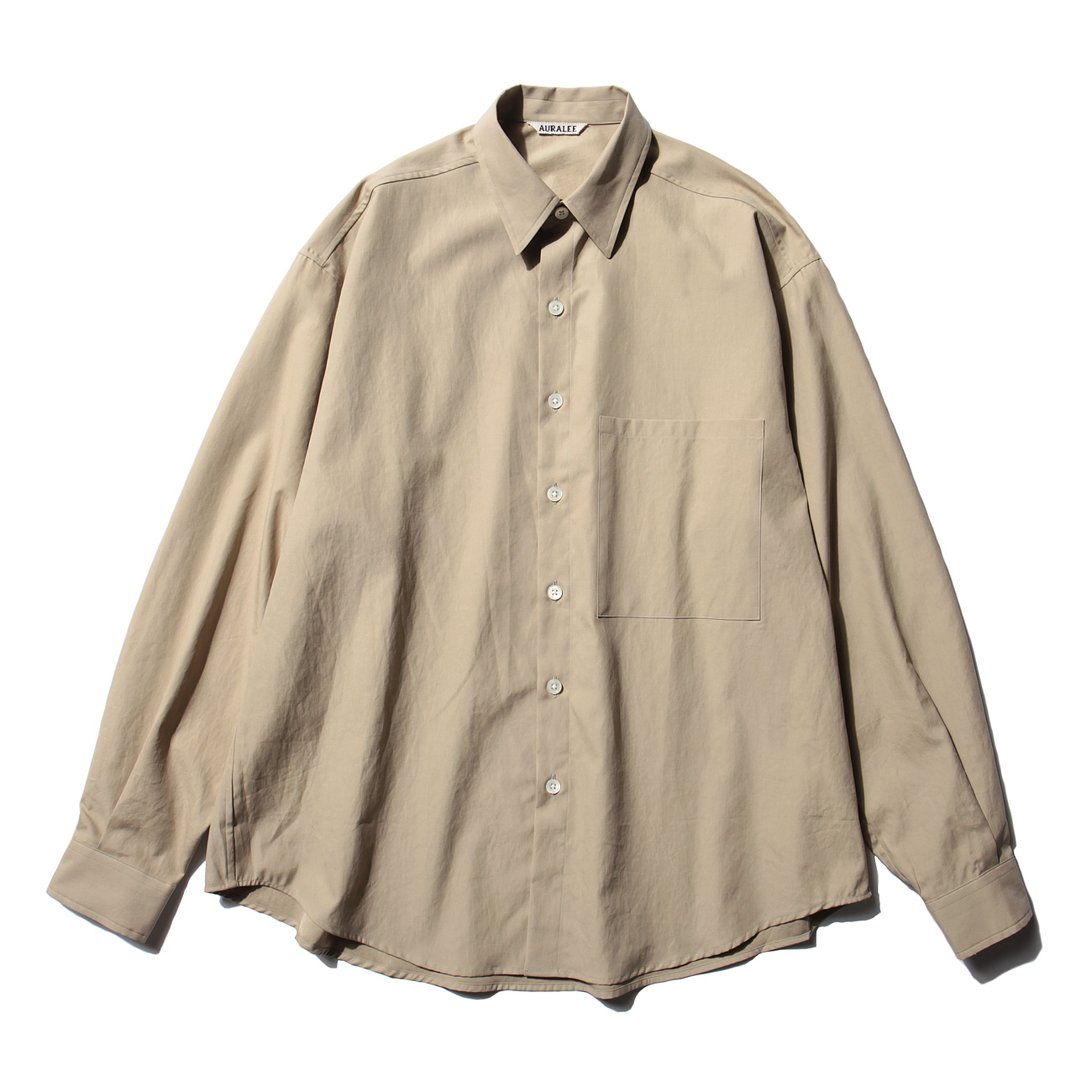 AURALEE / オーラリー | WASHED FINX TWILL BIG SHIRTS (メンズ