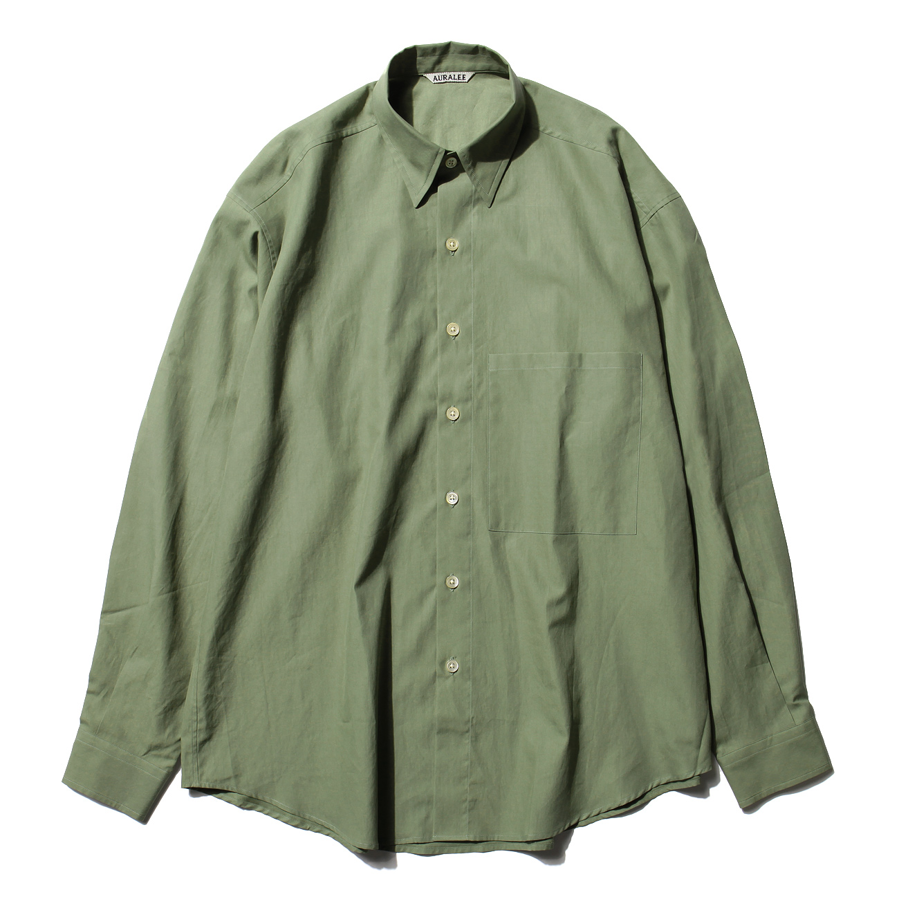 AURALEE / オーラリー | WASHED FINX TWILL BIG SHIRTS (メンズ