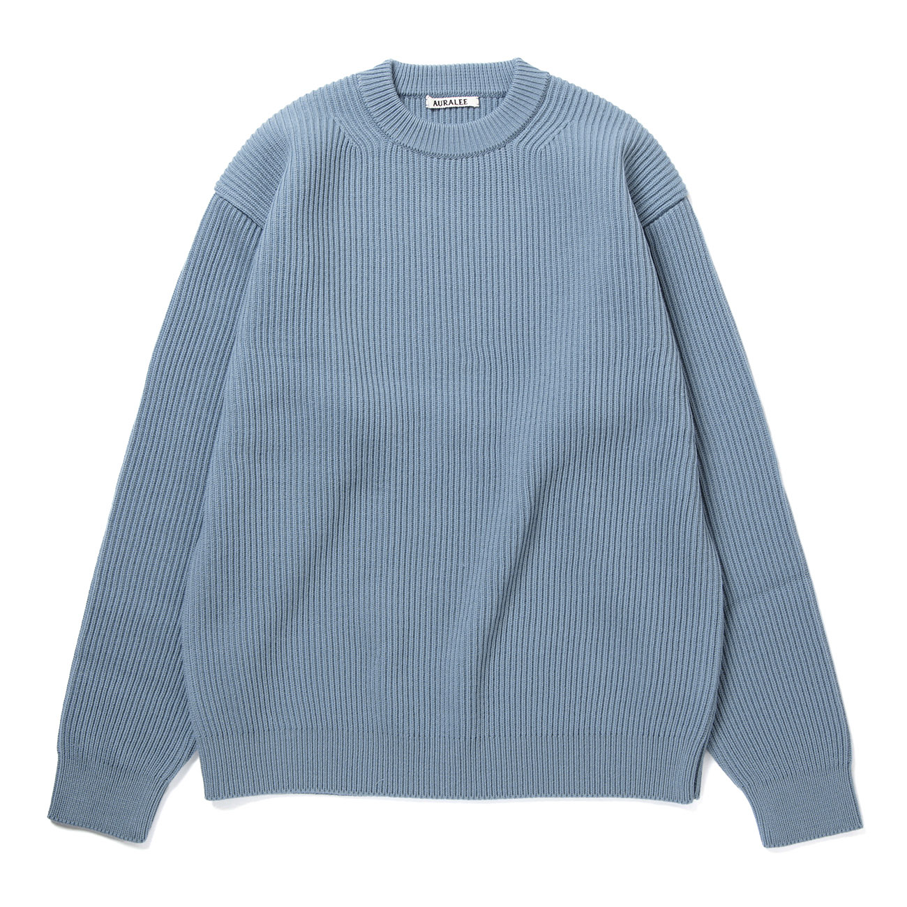 AURALEE / オーラリー | FRENCH MERINO RIB KNIT P/O (メンズ) - Light