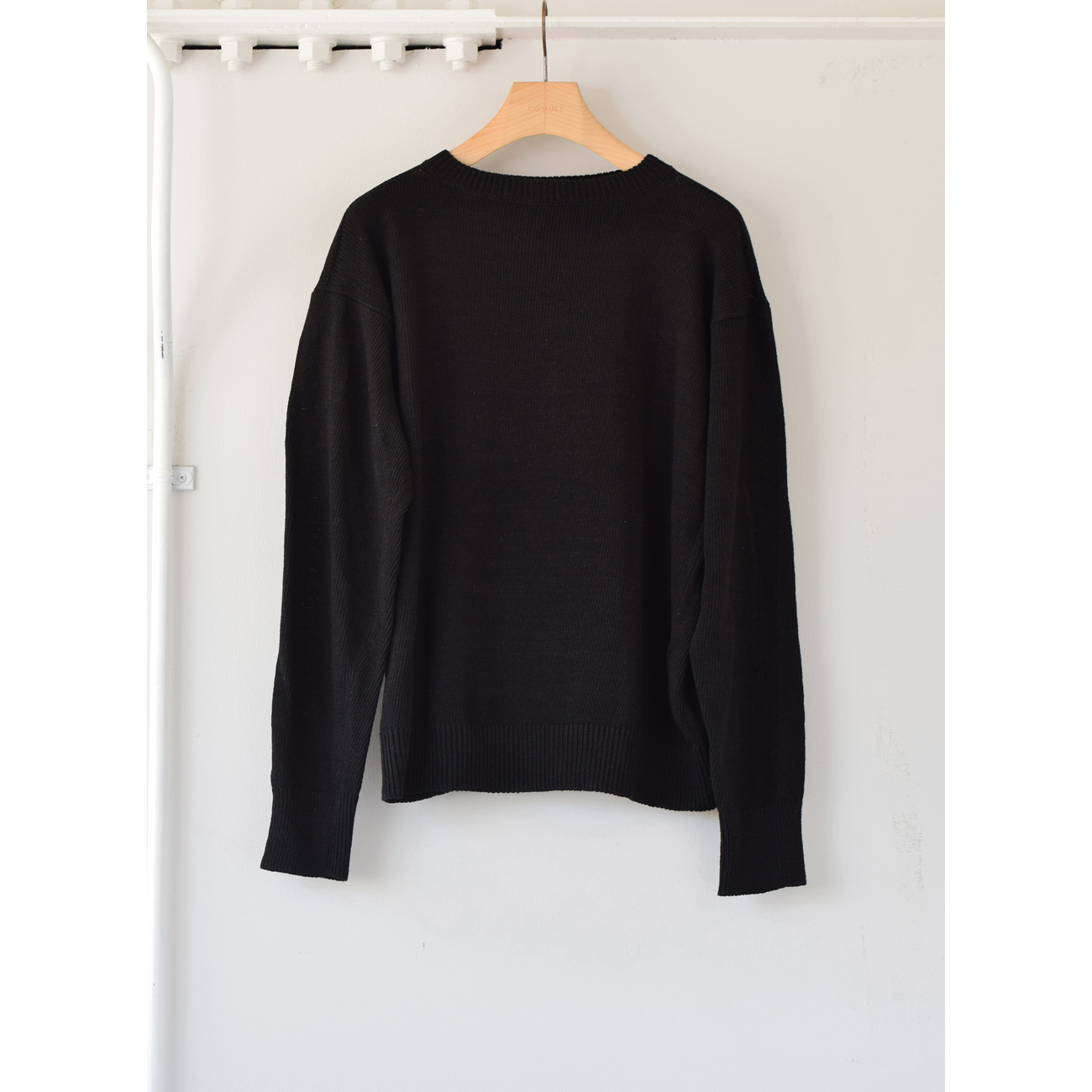 COMOLI / コモリ | コットン ガンジーニット - Black | 通販 - 正規