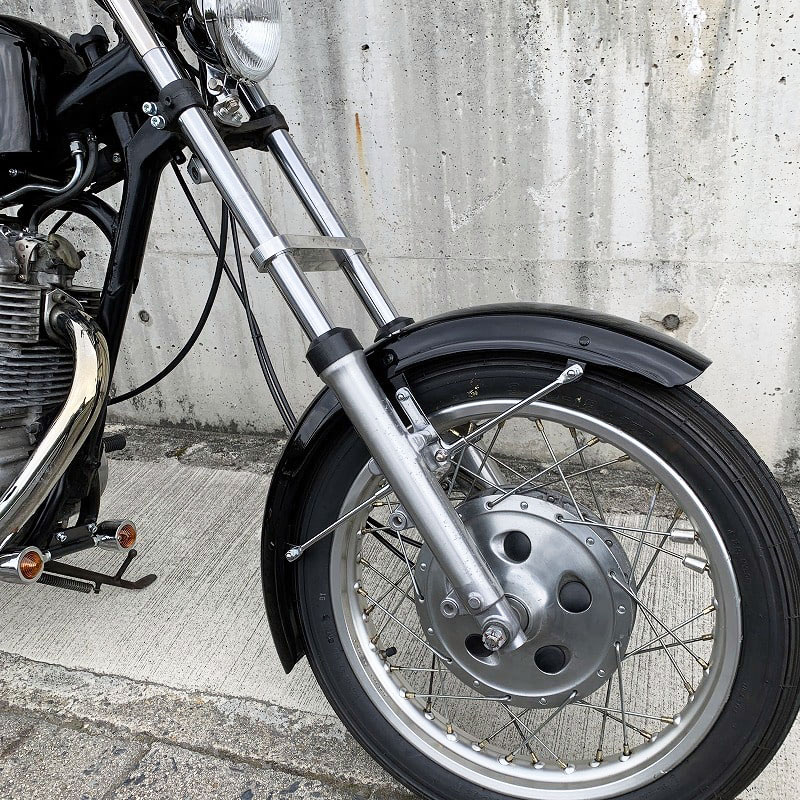SR400/500用 2％er Original Iron Front Fender】フロントフェンダー