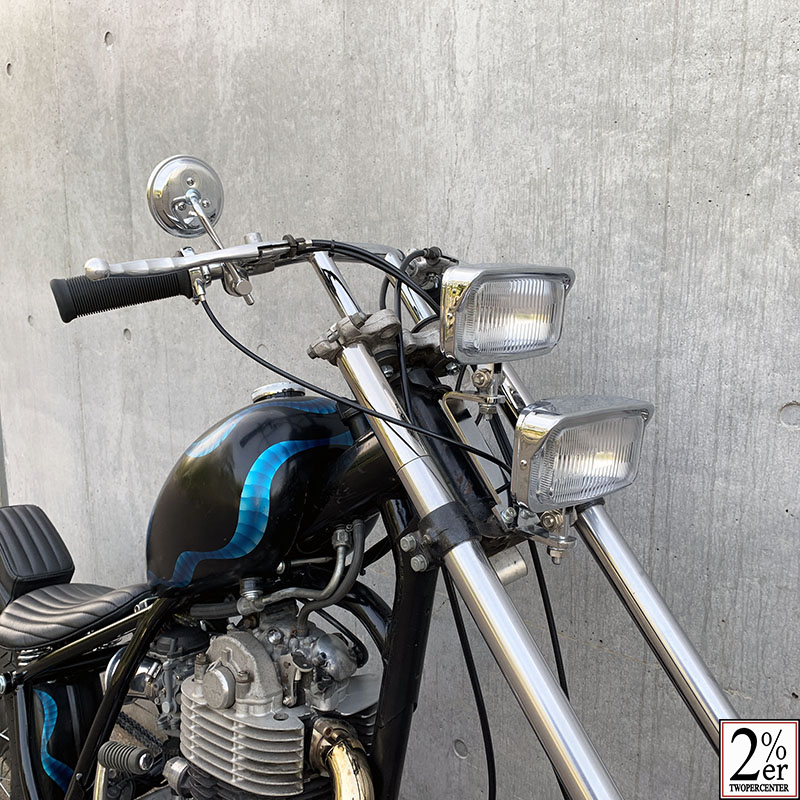 SR400/500 XS650 デュアルライトステー ステー単体 / 2％er