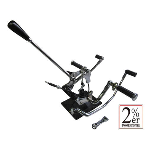 ミッドハイ ジョッキーシフトキット クローム SR400/500 フルキット