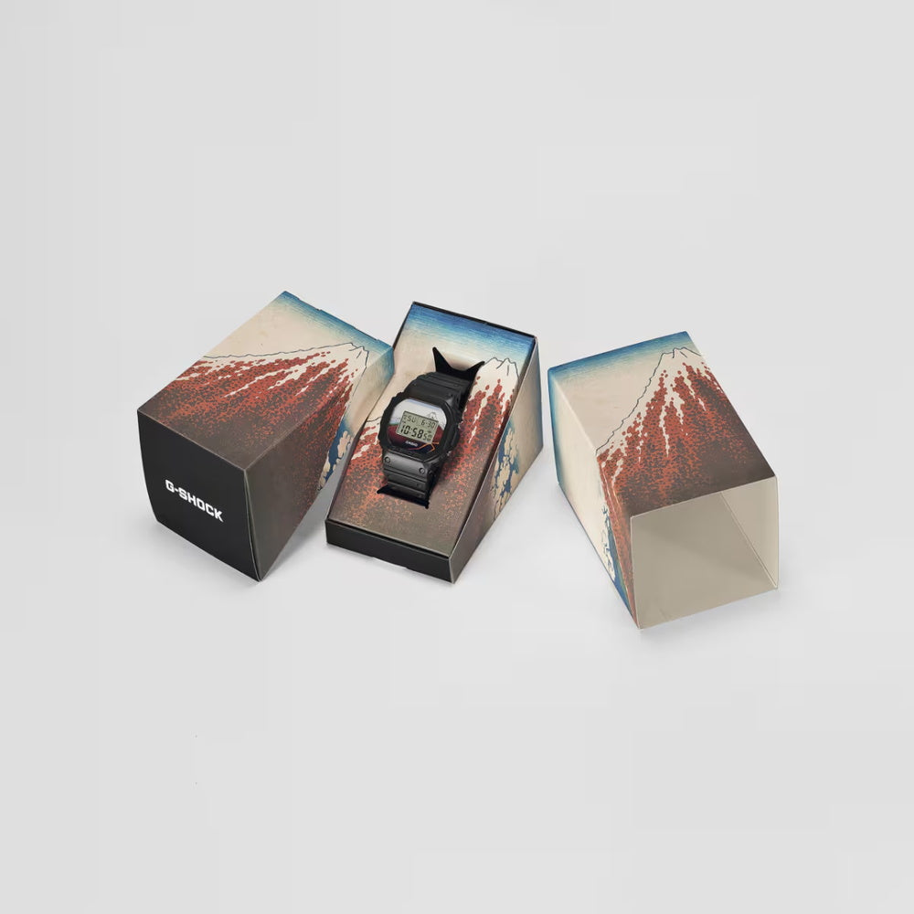 ジーショック 葛飾北斎 山下白雨 DIGITAL 5600 SERIES クォーツ DW