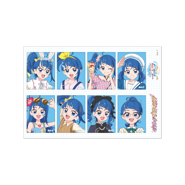 ひろがるスカイ！プリキュア】証明写真風デコレーションラベル ソラ
