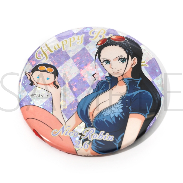 ワンピース】ワンピース バースデーホログラム缶バッジ[2.6 ニコ
