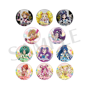 全プリキュア展】缶バッジ（2012～2014）（全14種ランダム1個）: 雑貨