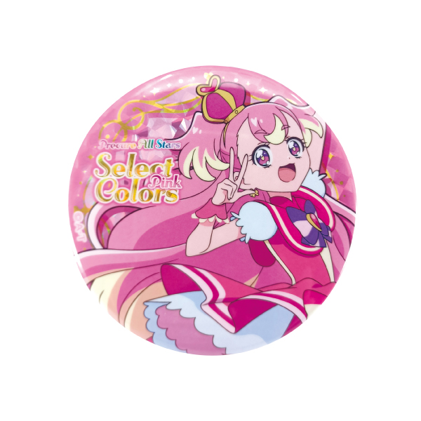 プリキュアオールスターズ】Select colors -Pink-#2 缶バッジ: 雑貨