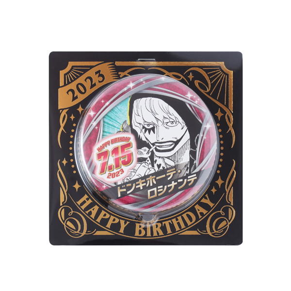ONE PIECE】バースデイ缶バッジ ドンキホーテ・ロシナンテ（コラソン