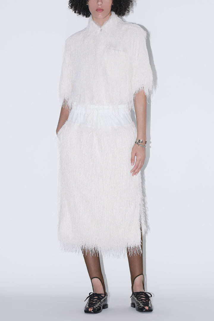 ACETATE TWILL SUSPENDER PANTS – TOGA ONLINE STORE