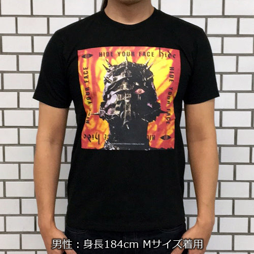 hide / 「HIDE YOUR FACE」ジャケットTシャツ【UNIVERSAL MUSIC STORE