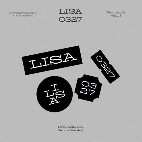 LISA / LISA 0327 PHOTOBOOK VOL.03 – UNIVERSAL MUSIC STORE