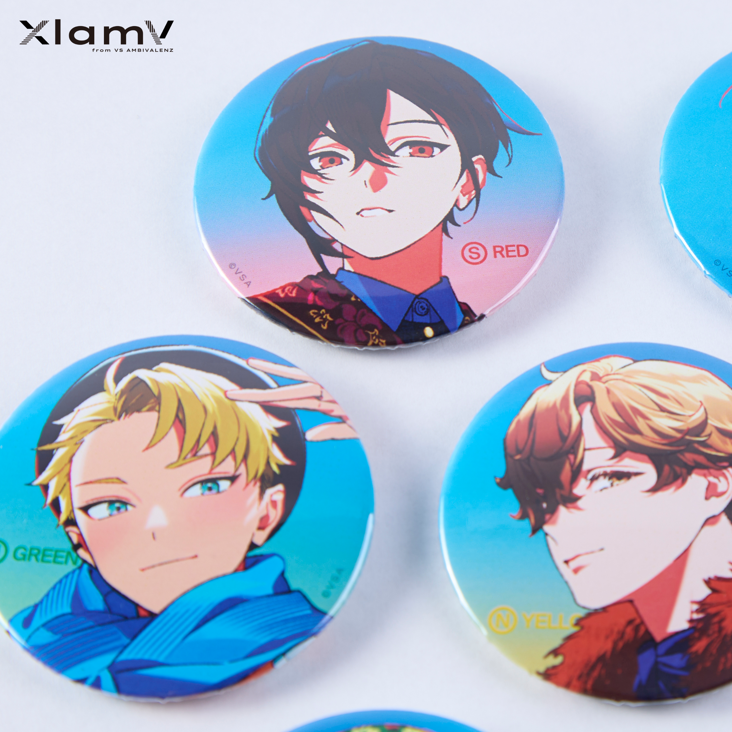 landscape】XlamV トレーディング缶バッジ | VS AMBIVALENZ