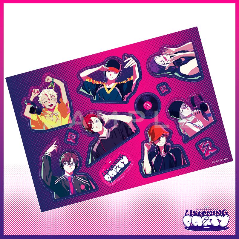 LISTENING PARTY】A4クリアファイル・ステッカーセット | VS