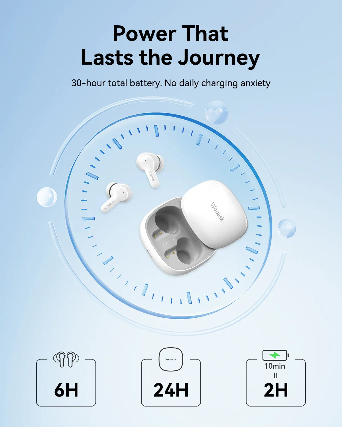 Auriculares Wooask® M3 AI con traductor de idiomas en línea/fuera