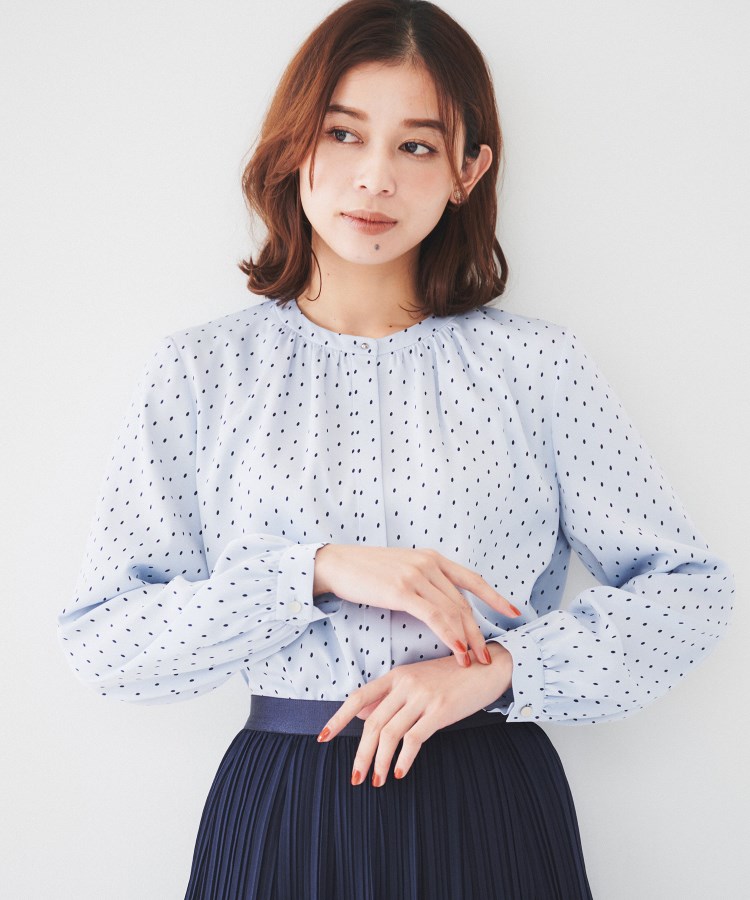 通勤】オーバルドットブラウス（シャツ・ブラウス） | UNTITLED（アン