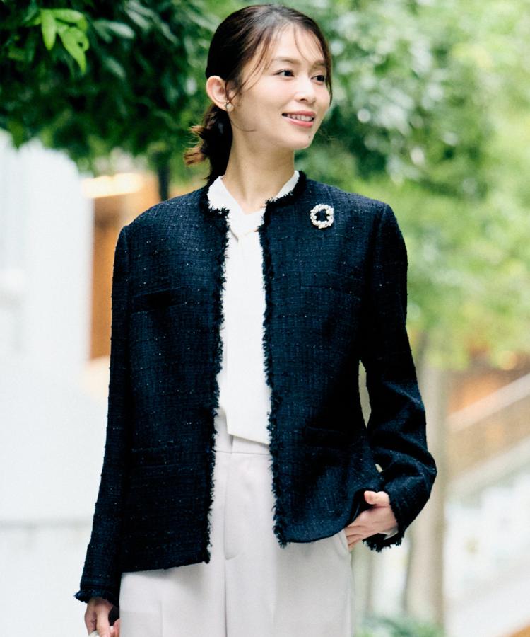 通勤＆オフィスカジュアル | ノーカラージャケット通販 | ワールド