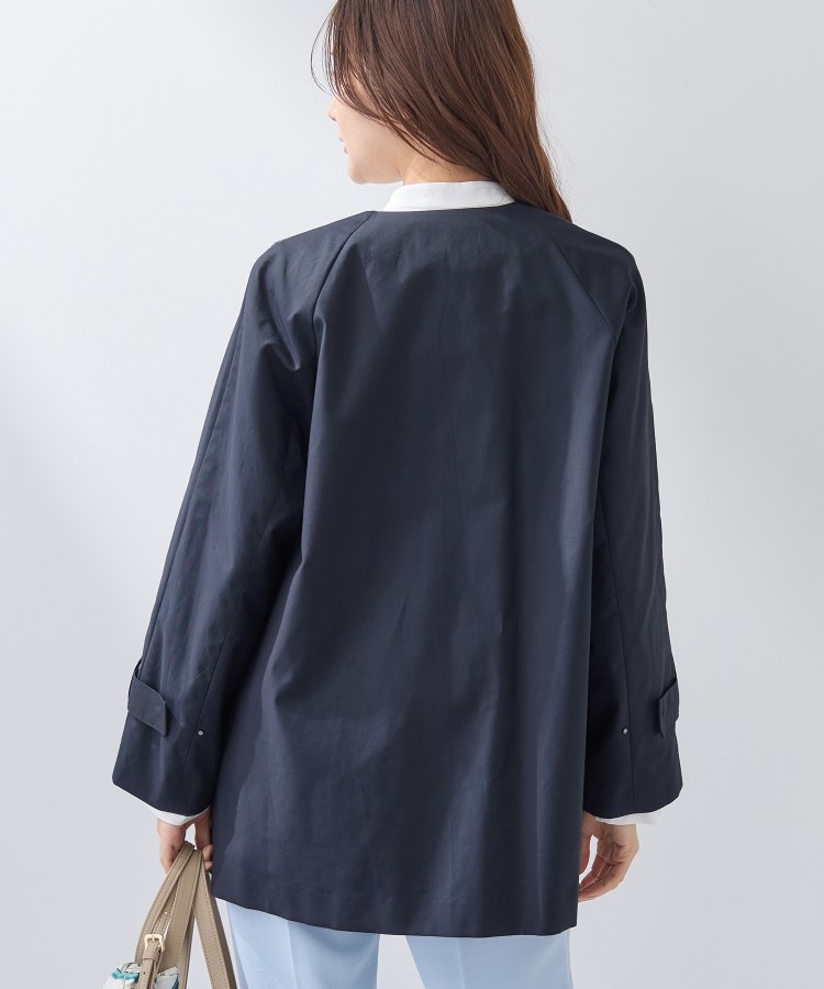 撥水/軽量】ミドル丈 ミニマルトレンチコート（トレンチコート