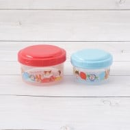 ◇COCOちゃん 抗菌ラウンドコンテナ2個セット（ランチボックス） | one