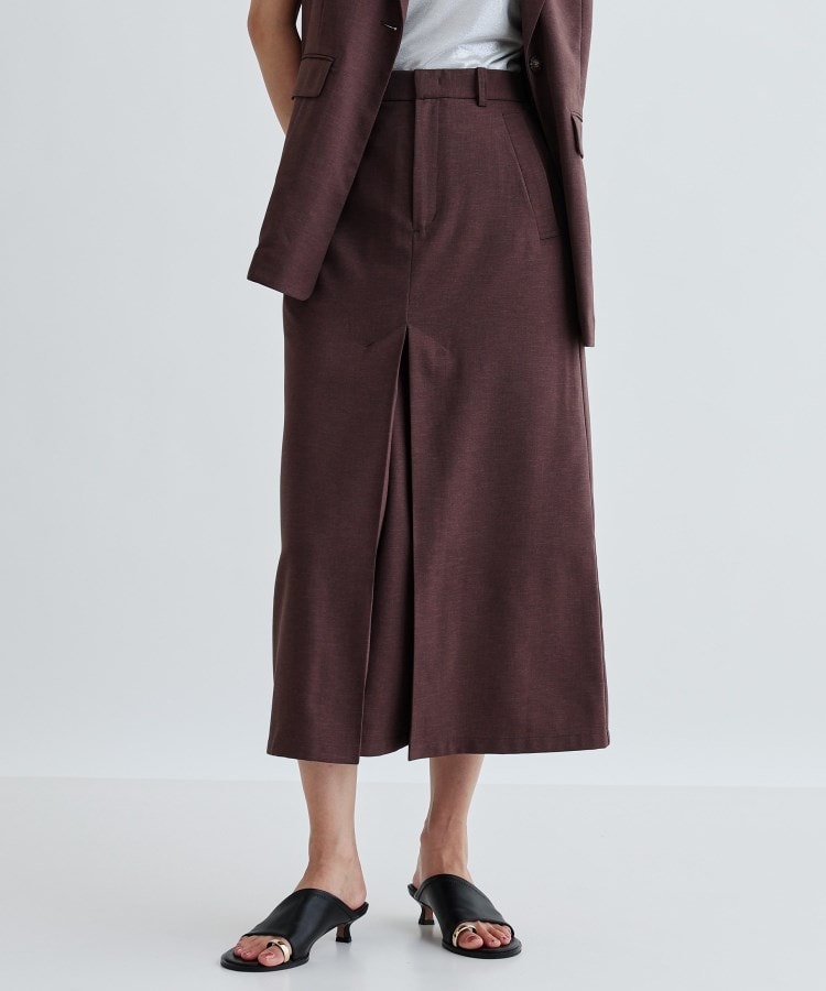 セットアップ対応】リネンライクボックスタックスカート【カセット服