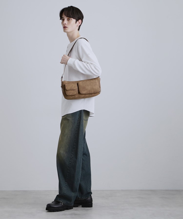 ダブルポケットショルダーバッグ（ショルダーバッグ） | tk.TAKEO