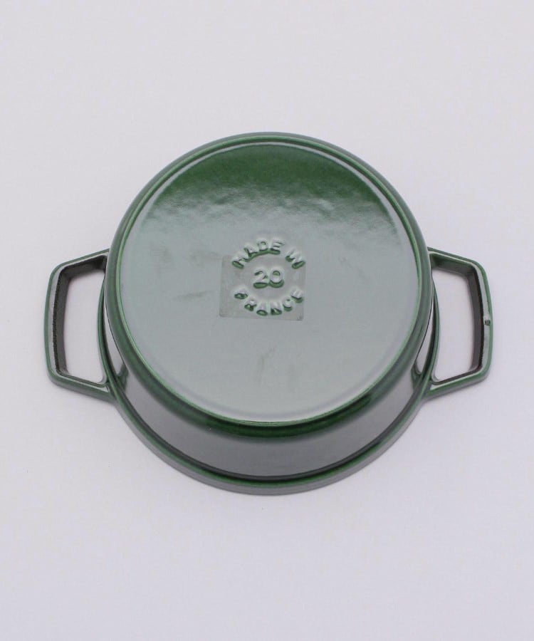 ピコ・ココット ラウンド 20cm バジルグリーン ＜staub ストウブ＞（鍋