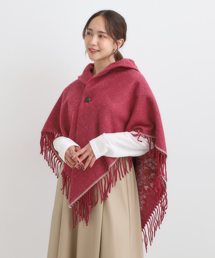 リバーシブル】心もほっこり アニマル柄ポンチョ（ポンチョ） | SHOO