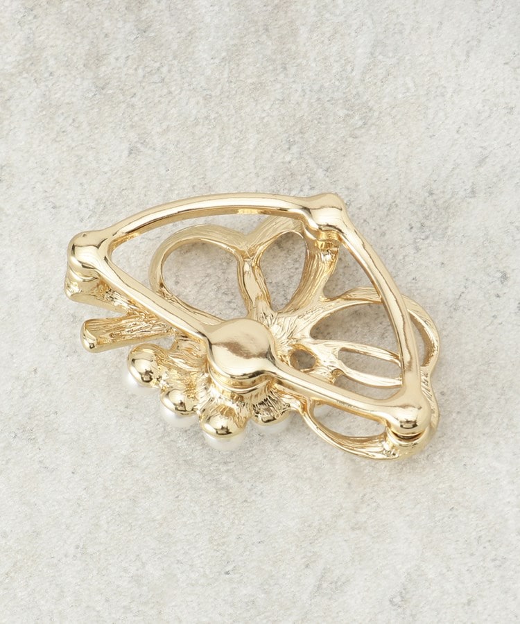 入卒/セレモニー】リボンモチーフマグネットブローチ（ブローチ