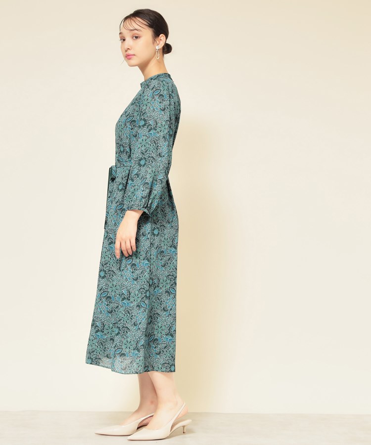 co creation and yours／SS～L】レースプリーツワンピース（ミドル