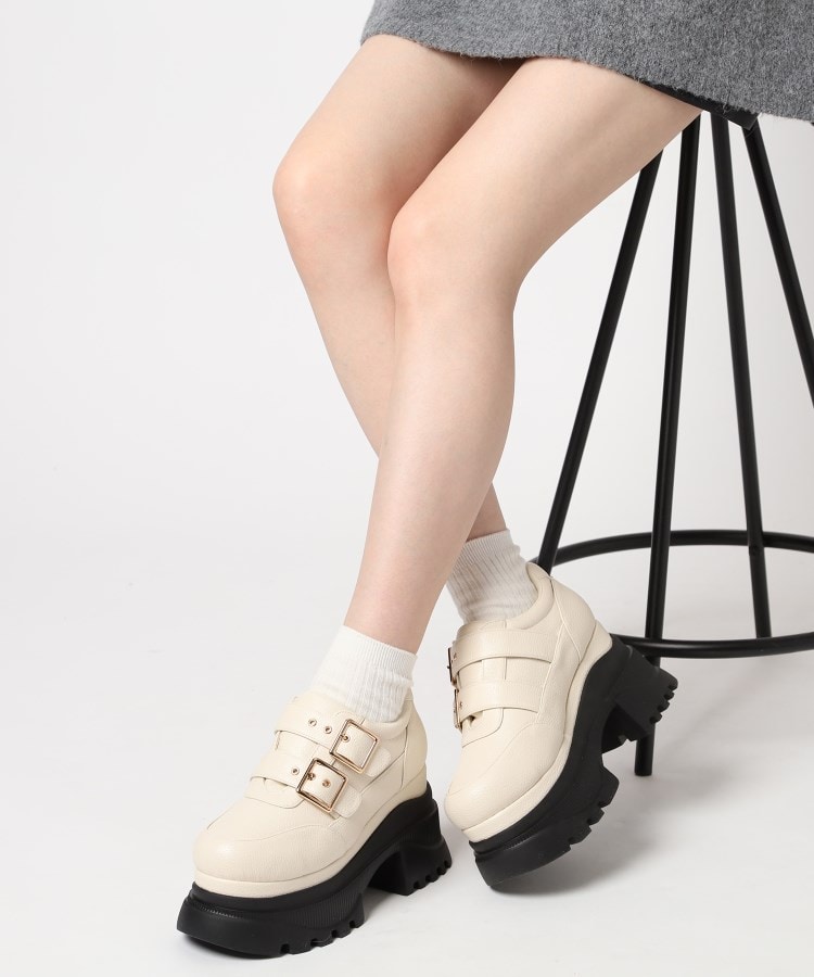 ダブルストラップ厚底スニーカー（スニーカー） | ESPERANZA