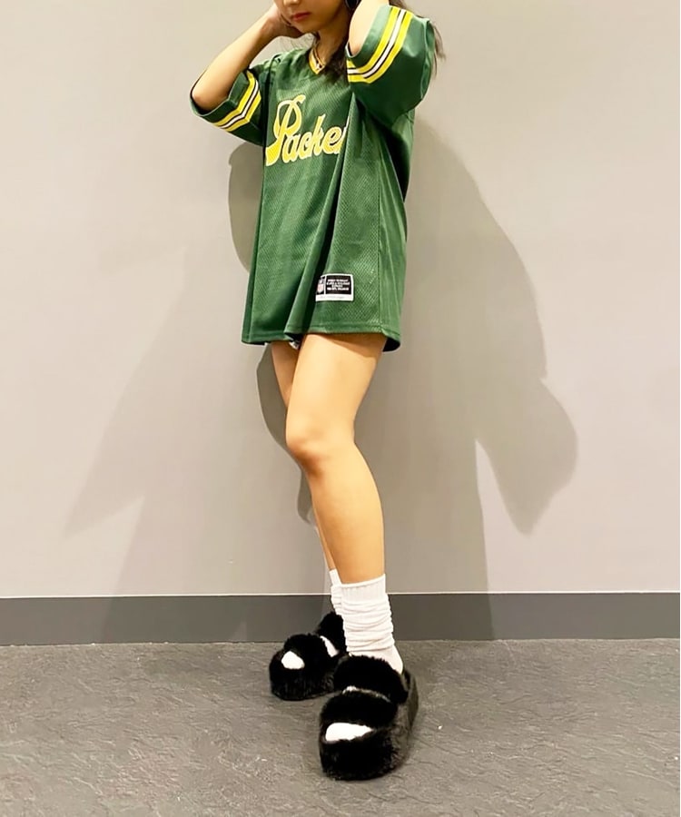 厚底ふわふわファーサンダル（サンダル・ミュール） | csT&P