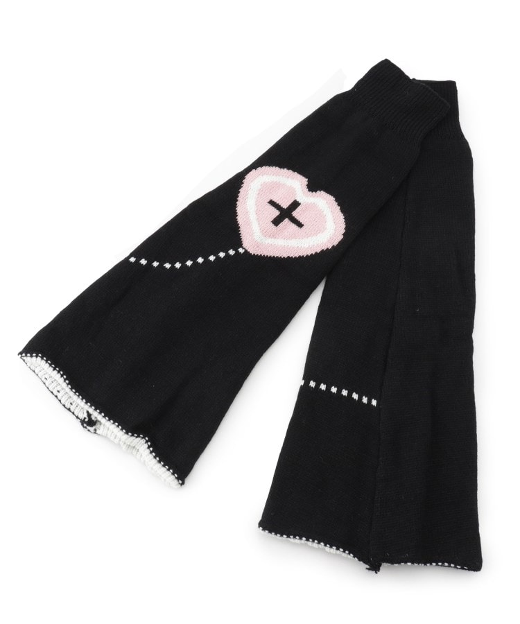 ハートクロスレッグカバー（レッグウォーマー） | Doll Kiss