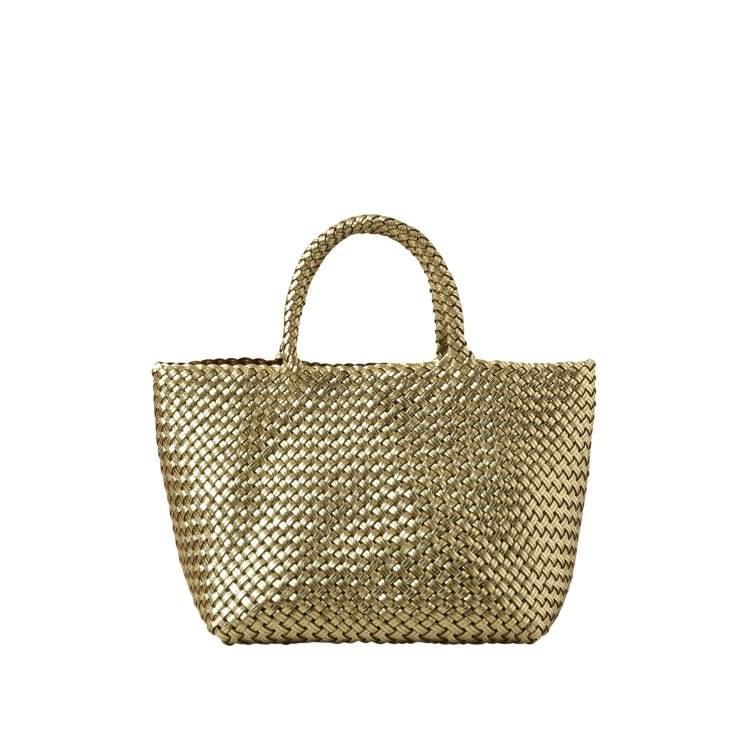 ブレッツァバッファロー】レザーメッシュトートバッグ S 本革 ステッチ