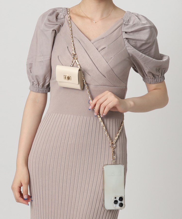 ポーチ付きチェーンスマホショルダー（ストラップ・周辺機器